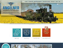 Tablet Screenshot of angelner-dampfeisenbahn.de